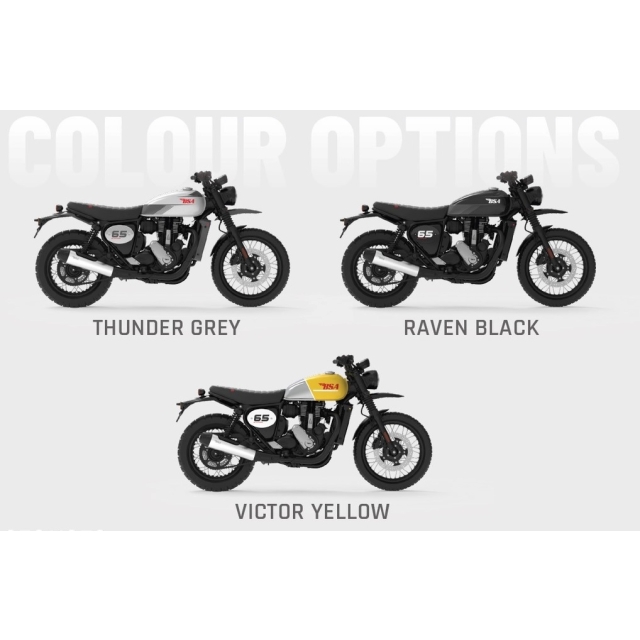 BSA Scrambler 650 Victor Yellow